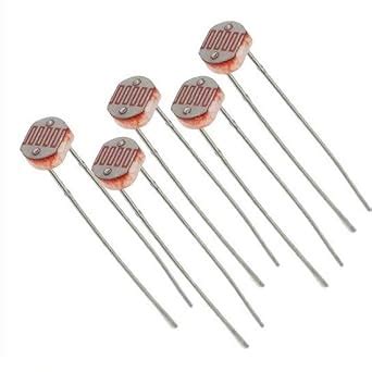 LDR SENSOR 5mm GENUINE LIGHT DEPENDENT RESISTOR PHOTORESISTOR 20PCS ...