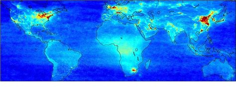 Space in Images - 2014 - 11 - Global air pollution map produced by Envisat's SCIAMACHY