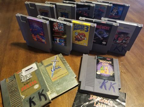 Bought a NES Classic today but figured I could post a picture of my current original games ...