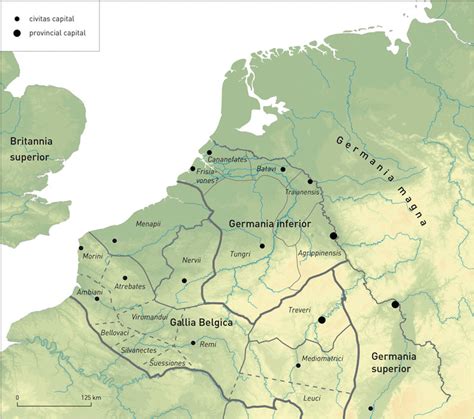 Germania : Original 1824 Engraved Map Germania Magna Black Forest Rhine Danube Rivers By David ...