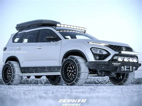 Tata Safari Digitally Modified Into An Off-Road SUV With Snow Chains