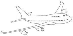 Illustrations | Airplane tattoos, Airplane coloring pages, Airplane outline