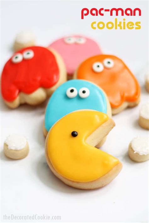 How to decorate Pac Man cookies, fun food for your 80s party