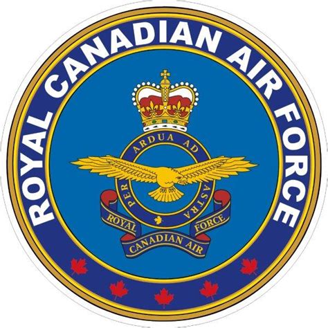 Royal Canadian Air Force RCAF - Military Decals/Bumper Stickers/Labels ...