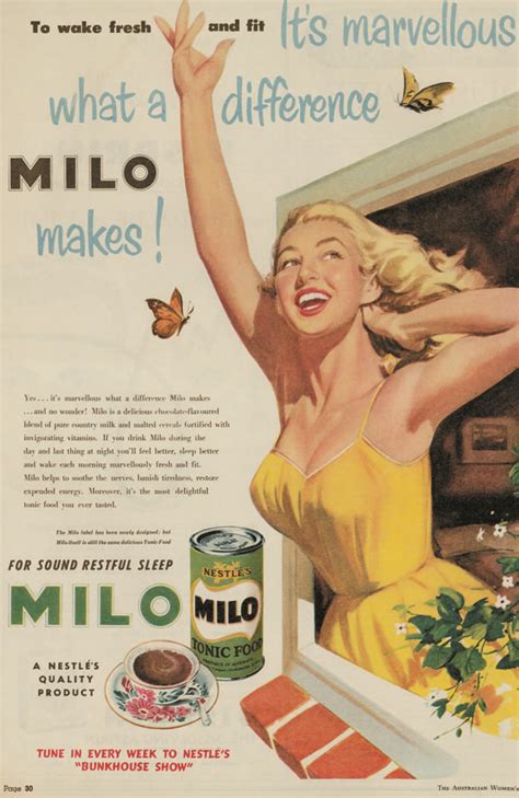 10 things you didn't know about Milo | Vintage advertisements, Australian vintage, Vintage ads