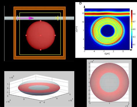 3: (a) Lumerical FDTD simulation configuration. (b) High radial order ...