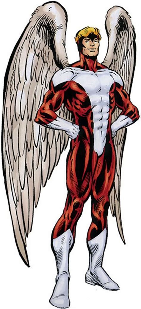 Angel (X-Men) (Marvel Comics) classic costume (red and white) | Marvel xmen, Marvel comics ...