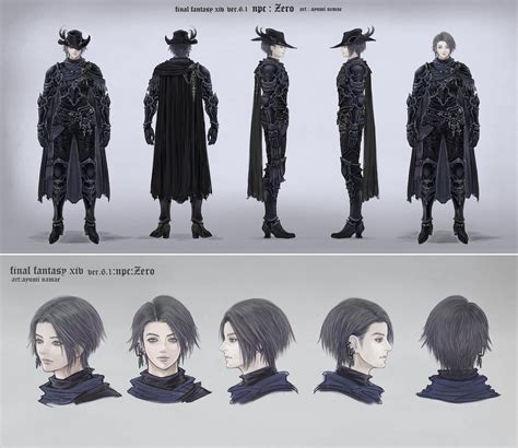 Zero Concept Art by Ayumi Namae - Final Fantasy XIV: Endwalker Art Gallery