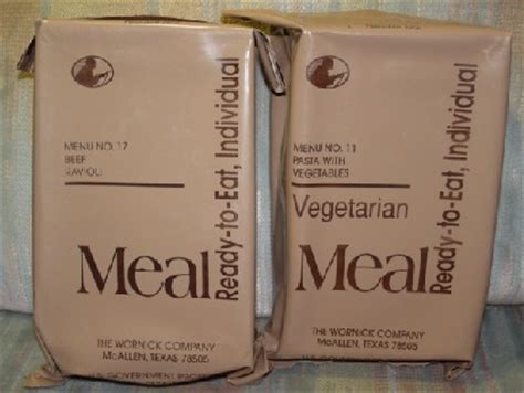 MRE Menus | MRE Info