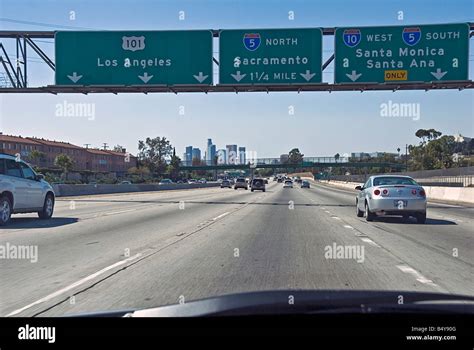 10 freeway I-10 Los Angeles CA, California highway signs, traffic ...