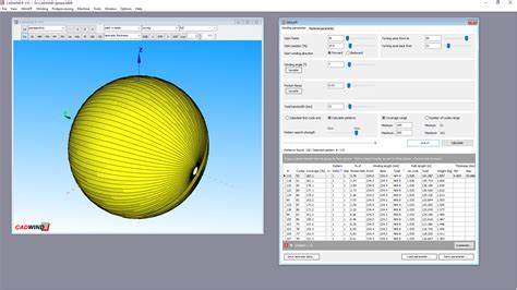 CADWIND Filament Winding Software - Features