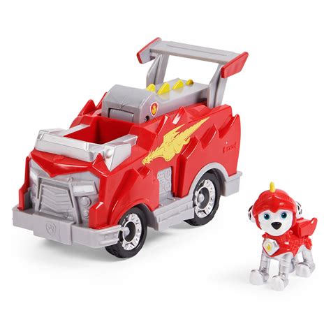 Marshall Rescue Knights Paw Patrol vehicle and figurine