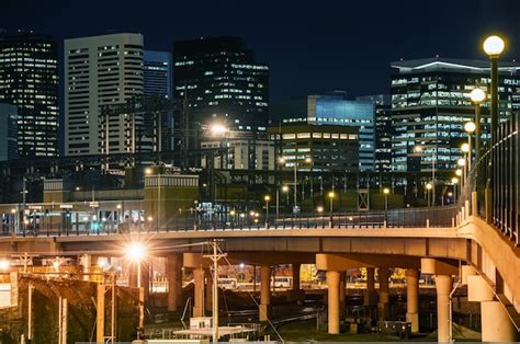 Premium Photo | Denver skyline at night