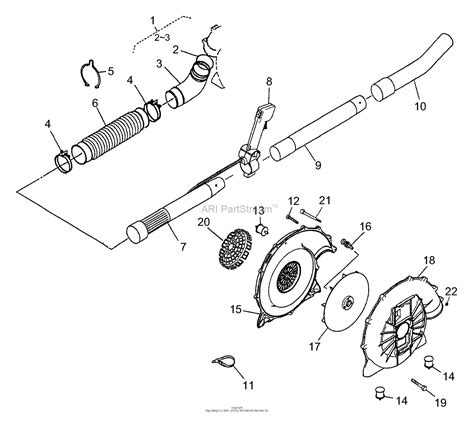 Husqvarna 165 BT (2001-06) Parts Diagram for Blower Housing / Tubes