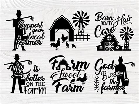 Farm Life Svg Farmer Svg Cow Svg Barn Svg Farming Svg Farm Svg Tractor | Images and Photos finder