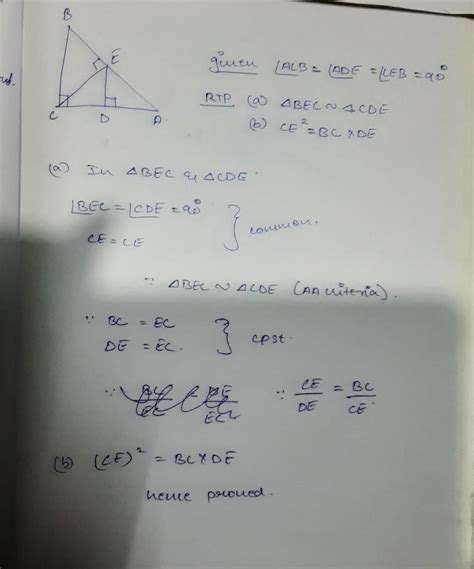 using similarity of triangles, - Brainly.in