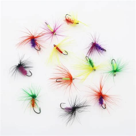 120pcs/lot dry fly lures various fly fishing lures Fishing Tackle-in ...