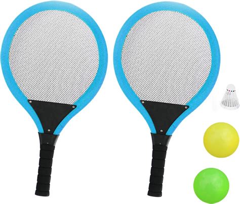 Amazon.com: Gosear Tennis Racket for Kids, 1 Pair Kids Outdoor Sports Toys Set Tennis Badminton ...