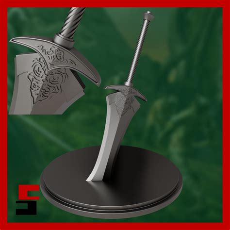 STL file Dark Souls Black Knight Greatsword Figurine 🗡️・3D printing ...