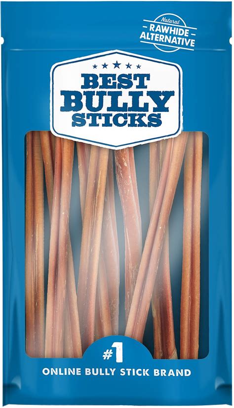 Best Bully Sticks Odor-Free 12" Bully Sticks Dog Treats, 10 count ...