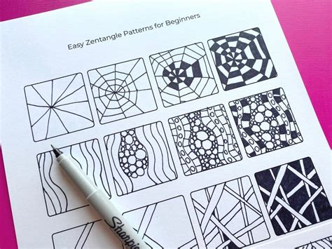 Very Simple Zentangle Patterns