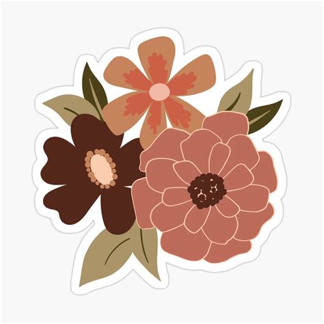 √ Tumblr Flower Stickers