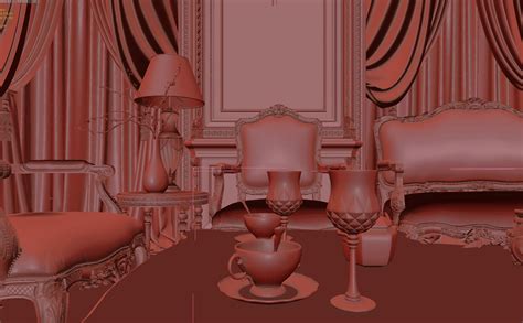 Realistic Living Dining Room Model - TurboSquid 1272974