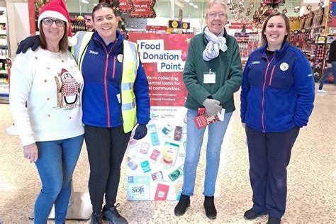 Hartlepool Tesco Extra customers donate 129 crates of food to Trussell Trust food bank appeal