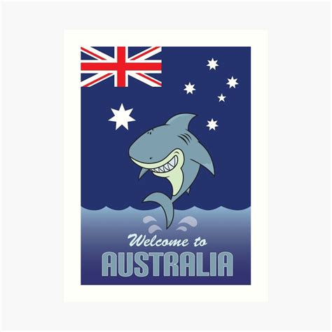 "welcome to australia" Art Print by mangulica | Redbubble