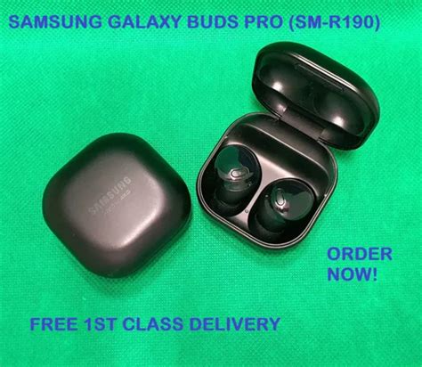 SAMSUNG GALAXY BUDS Pro True Wireless Earbuds Phantom Black Excellent ...