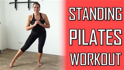 20 Minute Standing Pilates Workout for Toning Muscles – At home with No Equipment - YouTube