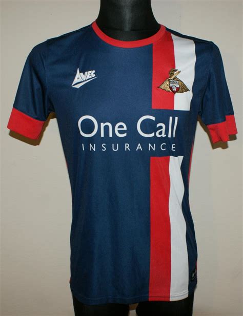 Doncaster Rovers Away football shirt 2015 - 2016. Sponsored by One Call Insurance