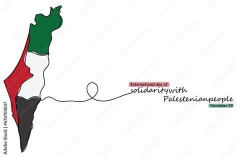 International day of solidarity with Palestinian people. Palestine will ...