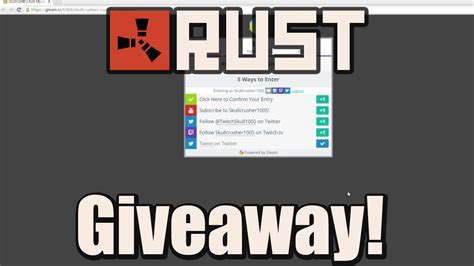 Rust Steam Key Giveaway! - YouTube