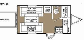 Image result for 6x12 Cargo Trailer Conversion Floor Plans | Cargo trailer camper, Cargo trailer ...