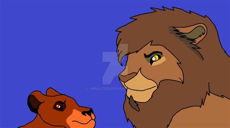 Uru With Her Dad Mohatu by 99balto12 on DeviantArt