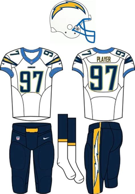 Chargers Concept Uniforms | Nfl outfits, Football uniforms, American football uniform