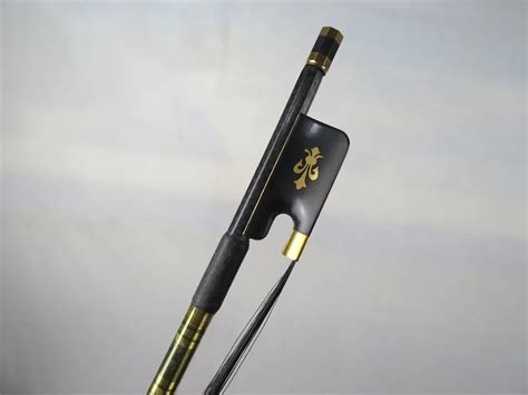 1pcs plaid black Carbon fiber CELLO bow 4/4,black bow hair cello bow-in Violin Parts ...