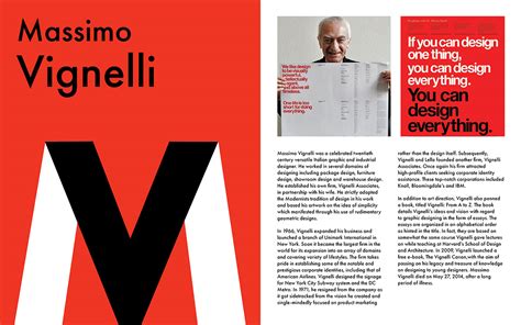 Massimo Vignelli :: Behance