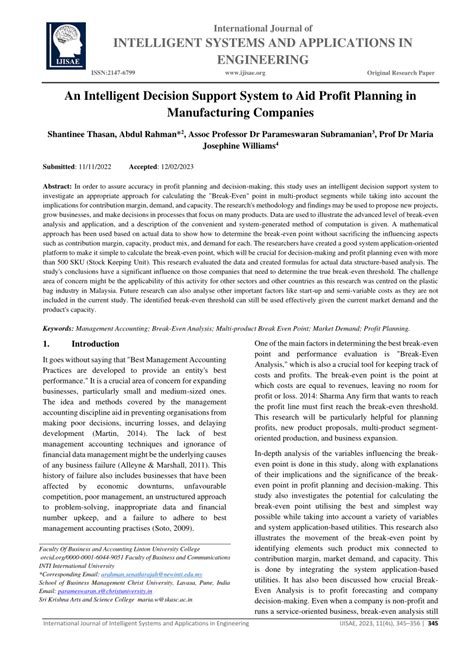 (PDF) International Journal of INTELLIGENT SYSTEMS AND APPLICATIONS IN ...