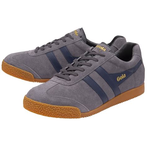 Buy Gola mens Harrier Suede sneakers in shadow/navy online at gola