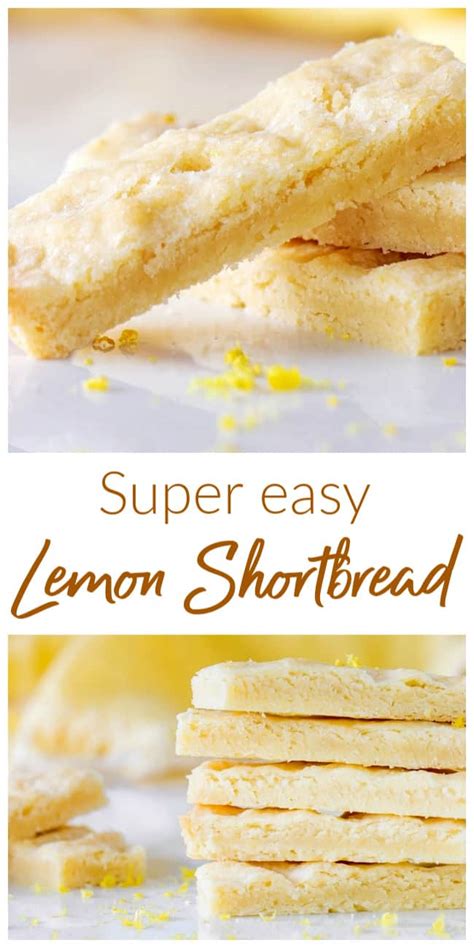 Lemon Shortbread (best easy recipe) - Vintage Kitchen Notes