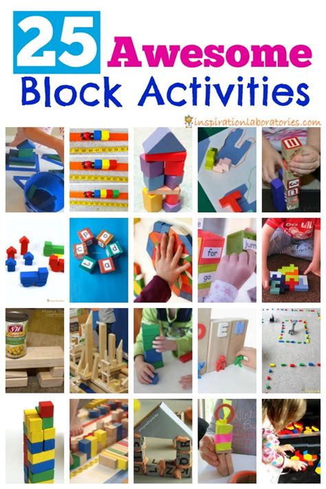 25 Activities Using Blocks | Inspiration Laboratories