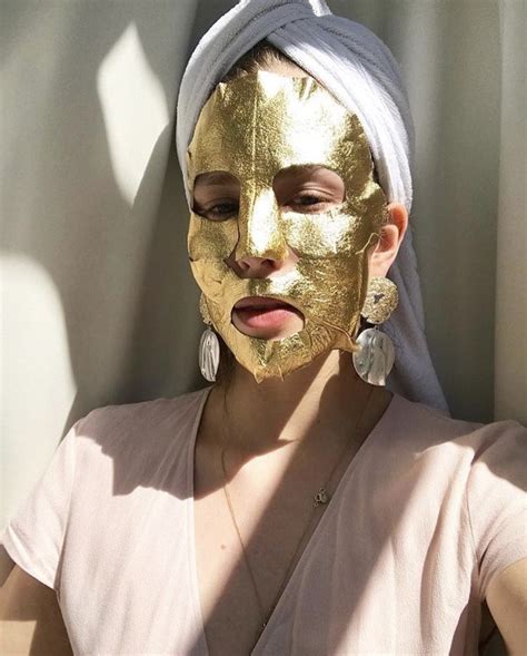 Gold face masks 😍 | Gold face mask, Gold face, Face mask