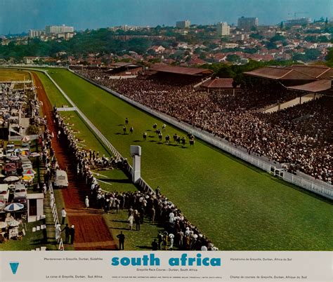 South Africa, Greyville Race Course -Durban | David Pollack Vintage Posters