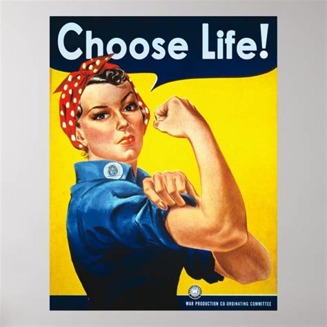 Choose Life Poster | Zazzle.com