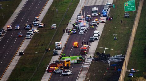 Naples Florida plane crash: People in vehicles hit on 1-75 survived