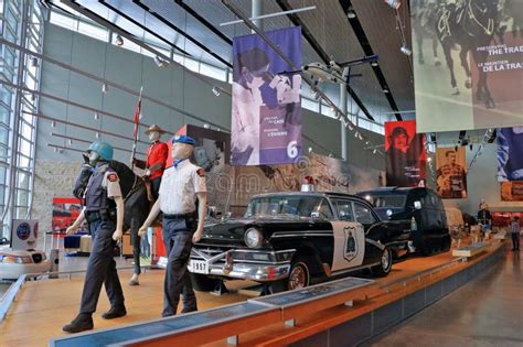 Royal Canadian Mounted Police Museum Exhibit in Regina, Saskatchewan Stock Photo - Image of ...