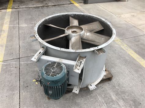 Greenheck tube axial in-line exhaust fans. Model TBI-FS-3L42-100-X. WS2391 – Harrell Machinery Sales