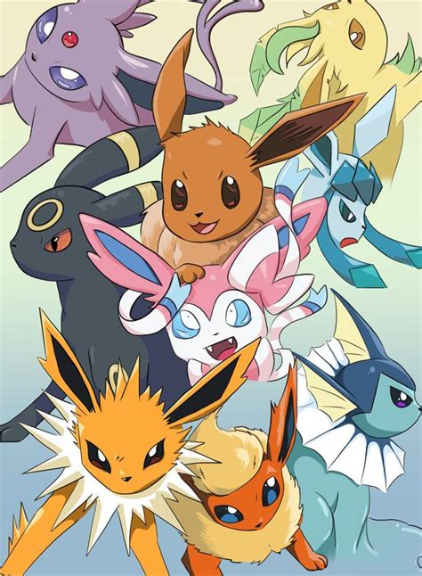 Eeveelutoins Pokemon Fan Art Poster PKMN Print Fan Art Fanart - Etsy